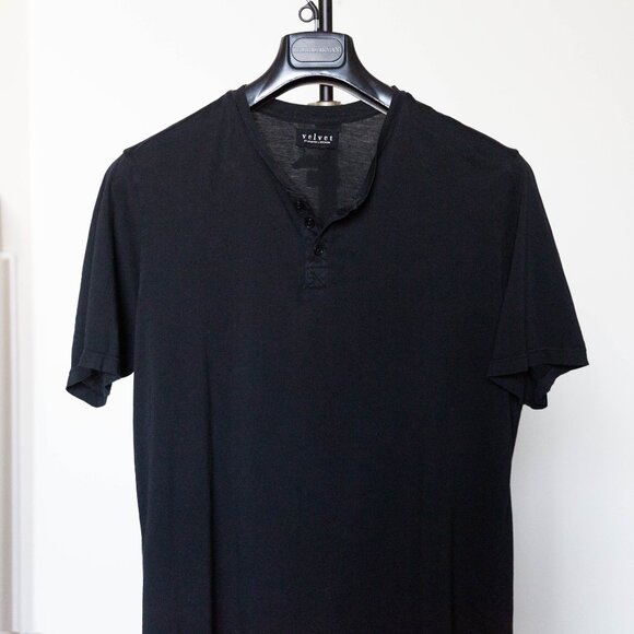 VELVET BY GRAHAM & SPENCER Men's Fulton Short Sleeve Henley T-Shirt XL - Picture 6 of 12